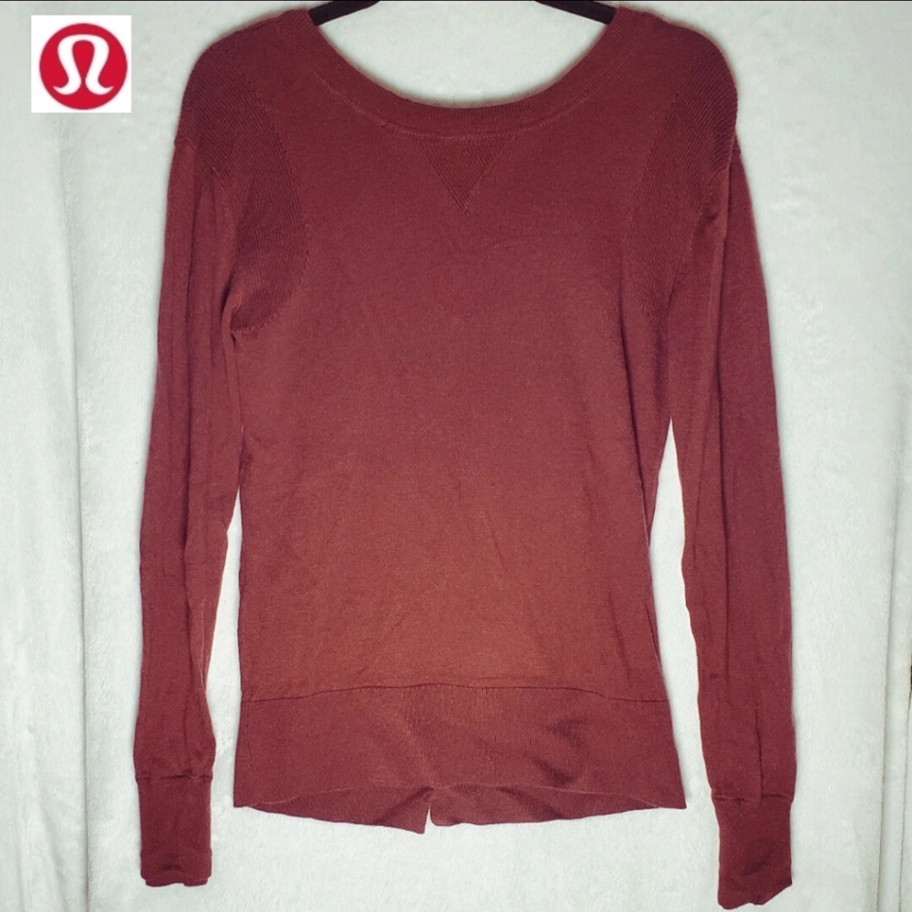 Knit Sweater Cross Back